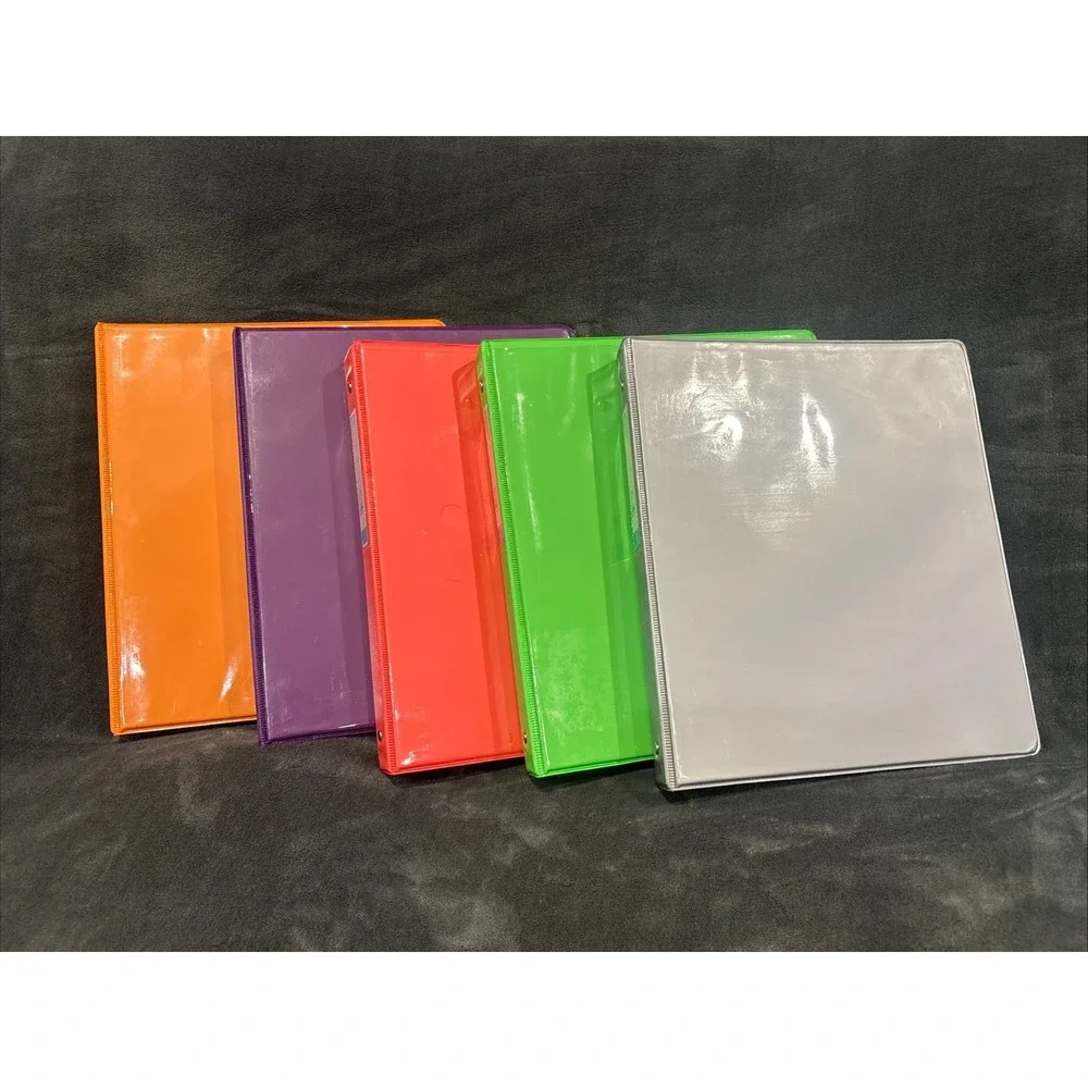 5- 3 Ring Binders ,1